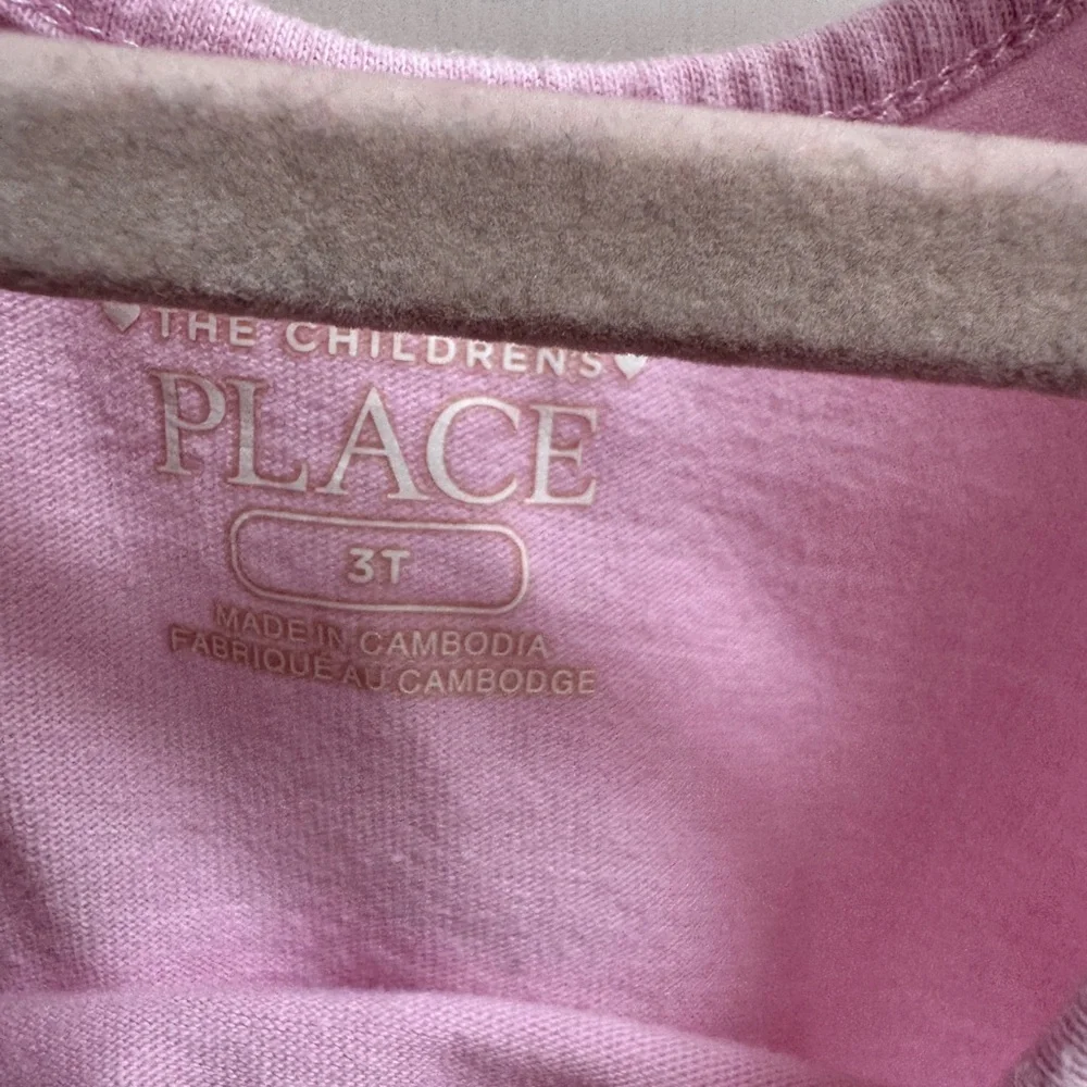 The Children's Place 3T Girls Pink Tank Top Shirt Blouse Relaxed Fit Bow Design